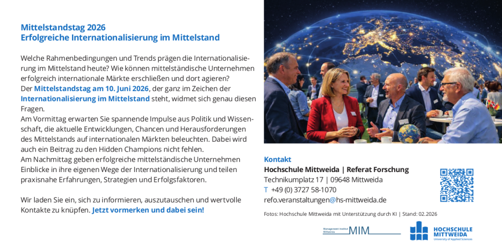 Bild Save the Date Mittelstandstag 2026 + Kontakt